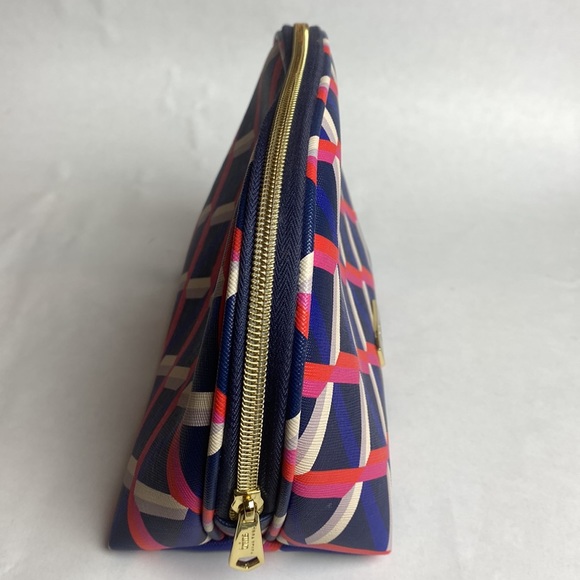 Trina Turk Make up toiletry case zipper geometric design - Picture 4 of 7